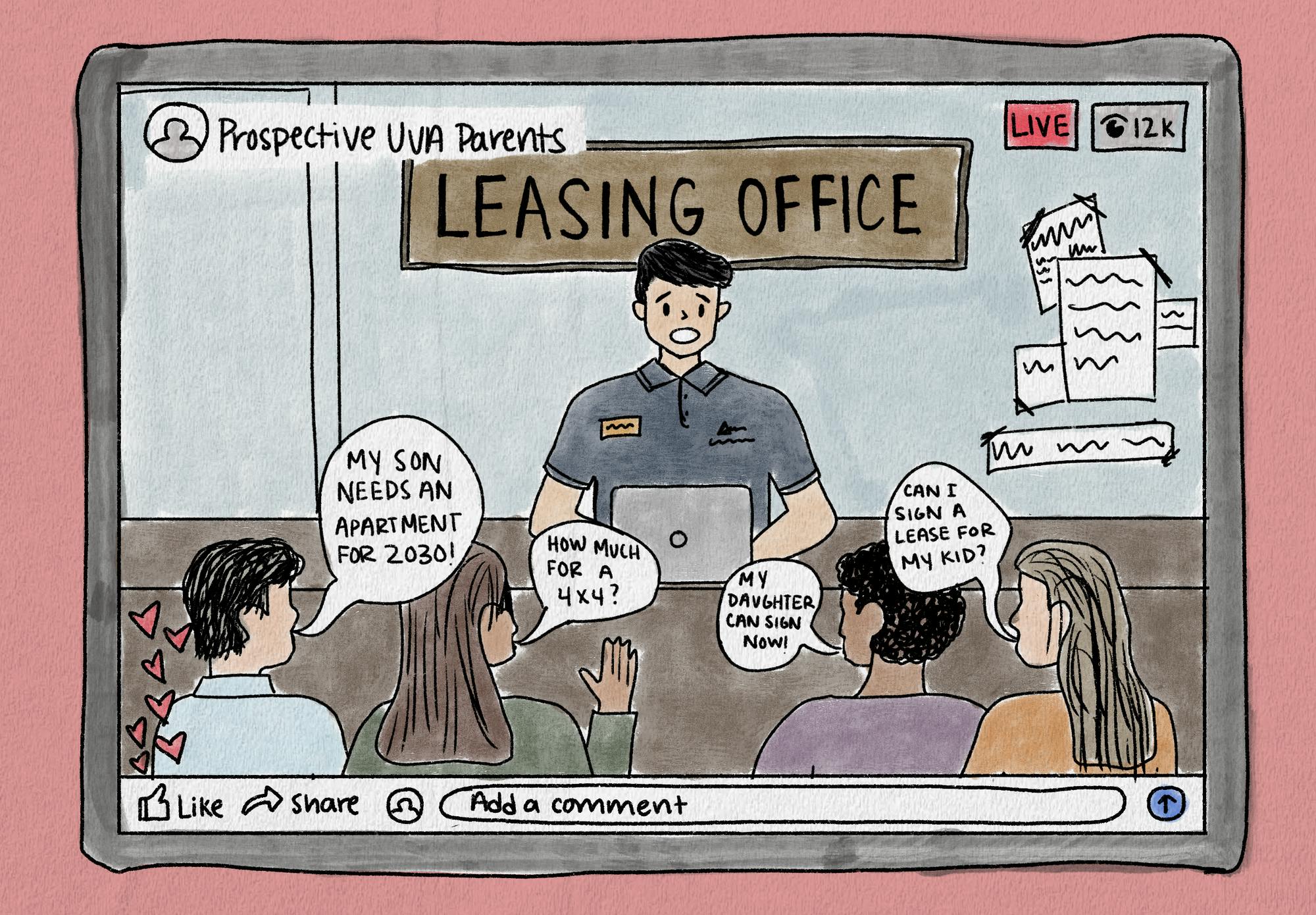 They divided and conquered, collecting pictures of the facilities to share with the Prospective Parent Class of 2030 Facebook page.