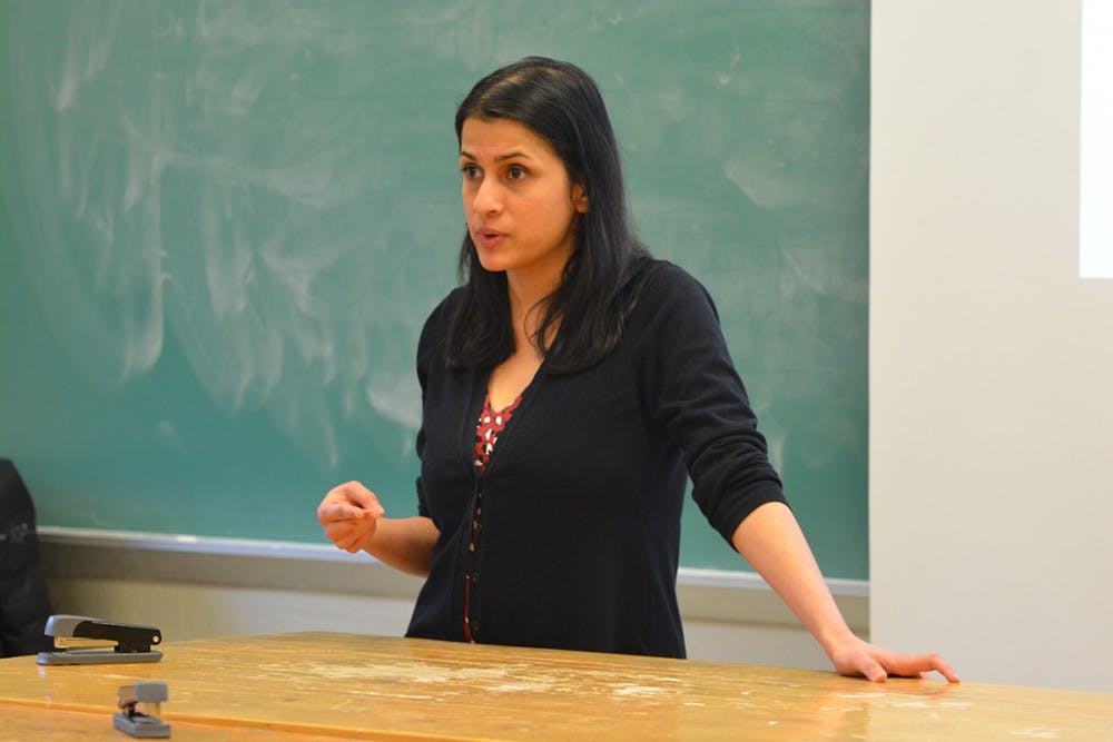 <p>Deepti Athalye talked about the lack of representation of the immigrant and undocumented community at both the University and the impact underrepresentation has on people's identities.</p>