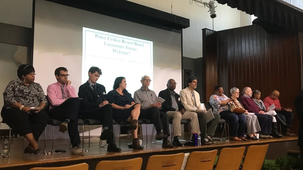 Applicants for the police Civilian Review Board responded to audience submitted questions at a candidate forum hosted by the City of Charlottesville earlier this year.&nbsp;