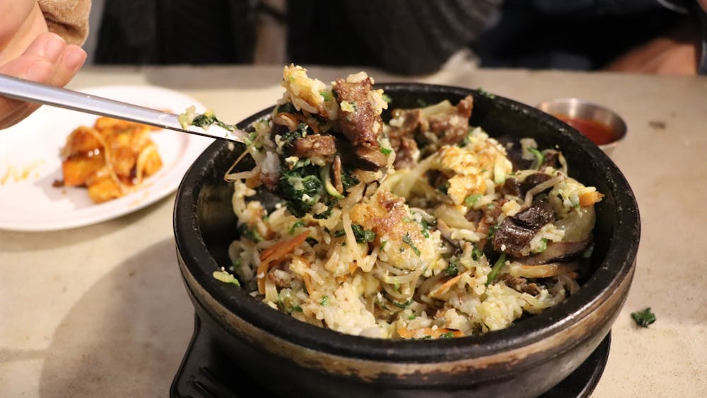 Bibimbap varies from restaurant to restaurant and from home-to-home.