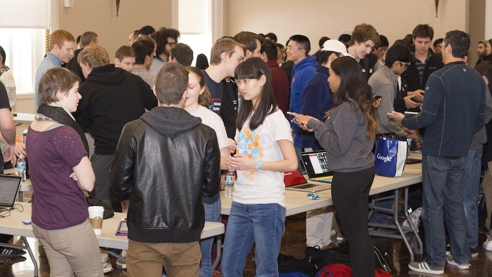 Student teams competed in a 24-hour programming contest.
