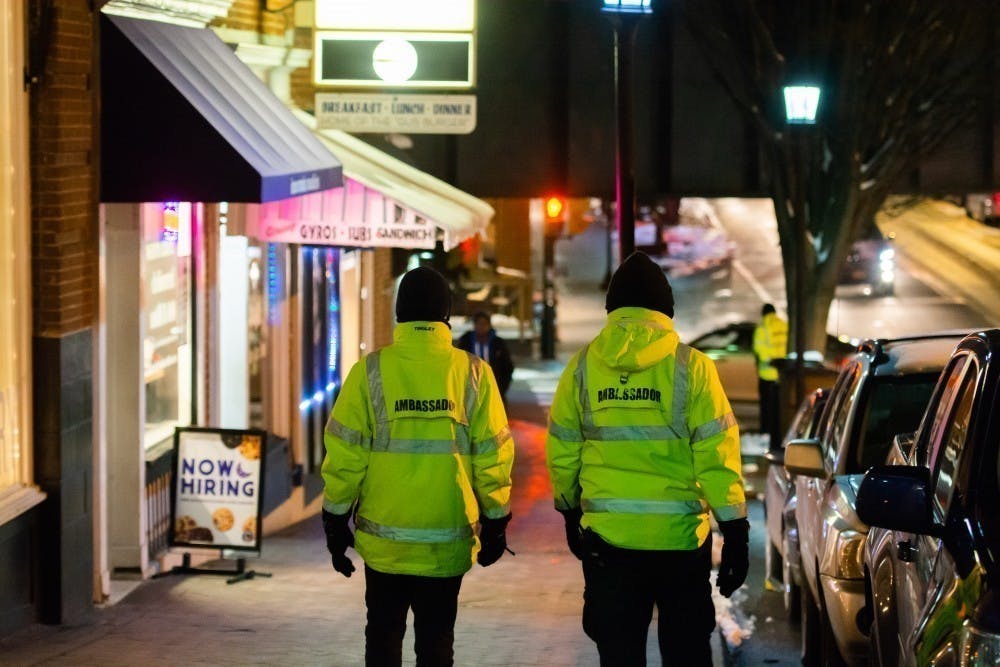 The ambassador program, which was launched in 2015, is a private unarmed security force that the University has contracted with international security firm G4S.