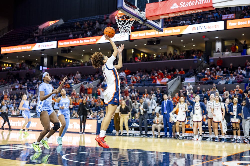 <p>Sophomore guard Paris Clark provided a spark on both ends of the floor for Virginia, averaging 9.9 points and 1.4 steals per game on the season.&nbsp;</p>