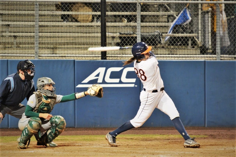 <p>Junior Olivia Gott recorded four home runs in the weekend series against Pittsburgh.&nbsp;</p>