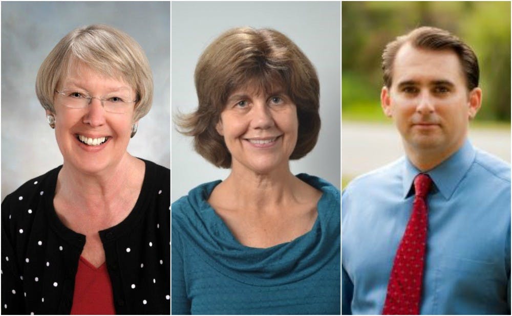 McKeel (left), Palmer (center) and Gallaway (right) were elected to the Board of Supervisors.&nbsp;