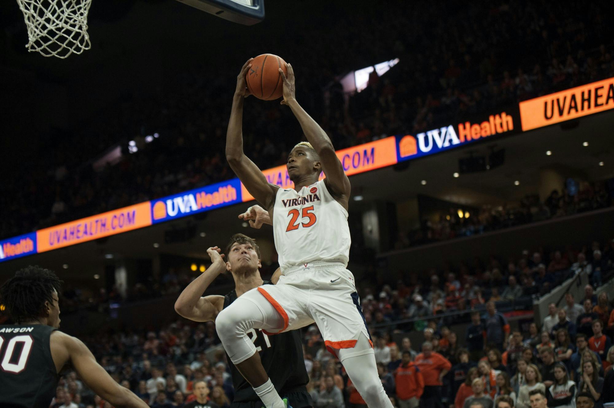 Senior forward Mamadi Diakite scored a career-high 21 points and was 9-for-11 from the free throw line.