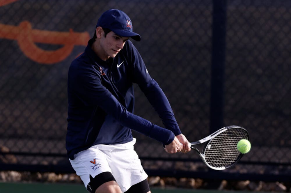 <p>The match was Virginia's first outdoor home tilt of the season.</p>