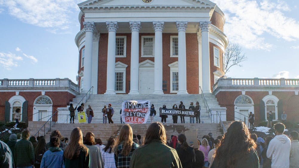 U.Va. Beyond Policing organized Tuesday’s march with the primary purpose of advocating for justice for Hill’s death. The group called upon students and community members to join them in demanding the release of dashcam footage to the public, the release of the identities of the officers involved and that the two officers be fired and arrested. 