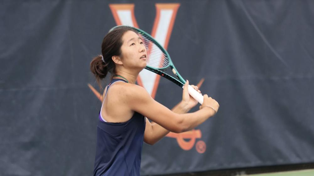 <p>First-year Shannon Lam won three matches, topping her singles bracket at the invitational</p>