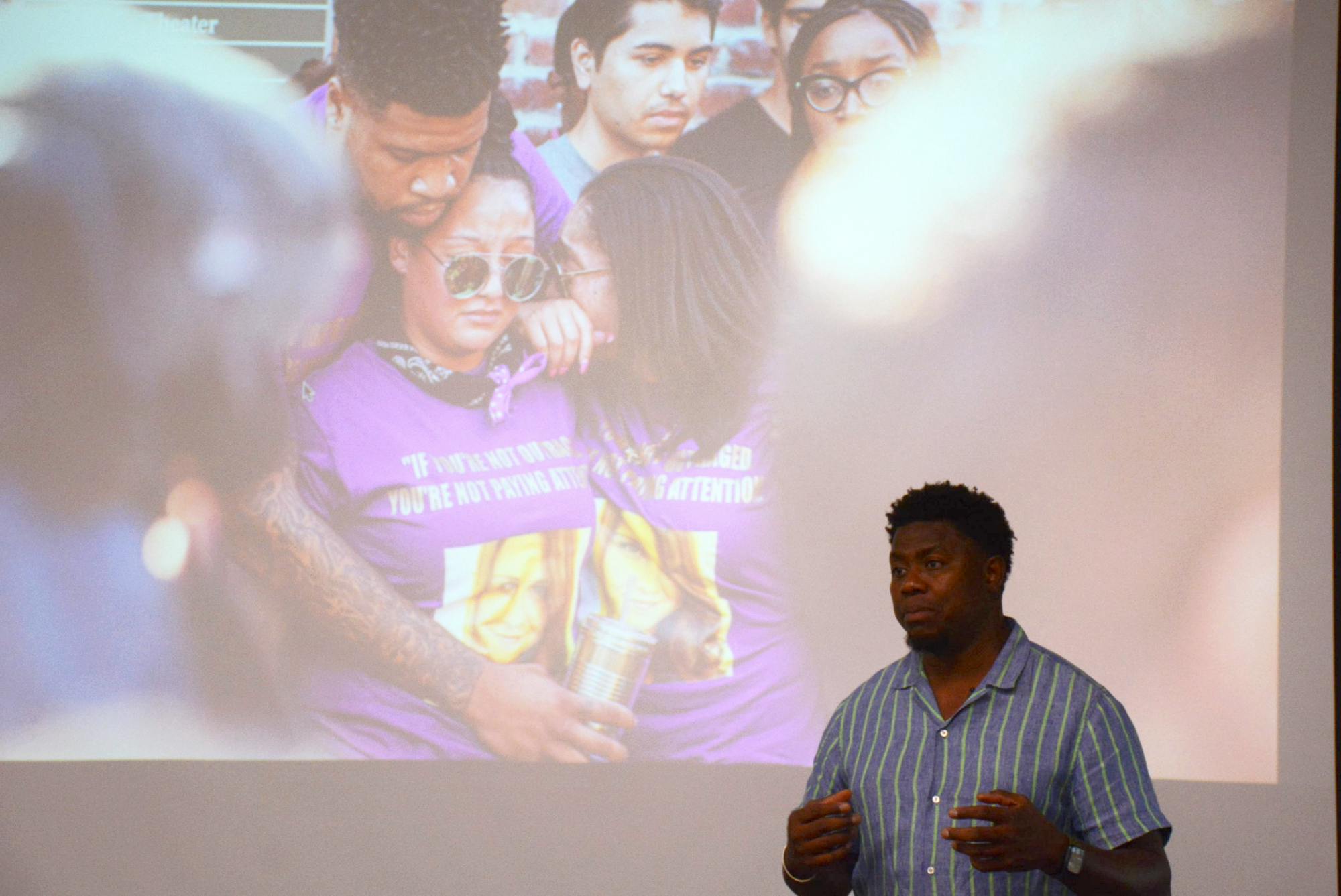 On each installation, viewers can scan a QR code linking to a 3-minute recording of the person featured in the photo describing that moment at length in their own words in their own voices.&nbsp;