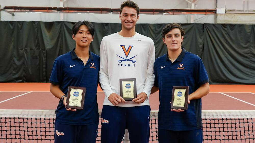 <p>After their performances this weekend, Santamarta Roig, Kim, and Preda will all join teammate Keegan Rice at the NCAA Individual Championships.</p>