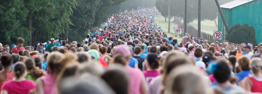 Through its 24-year tenure, the race has seen over 48,000 runners and has raised $3.5 million for the U.Va. Cancer Center Breast Care Program.&nbsp;