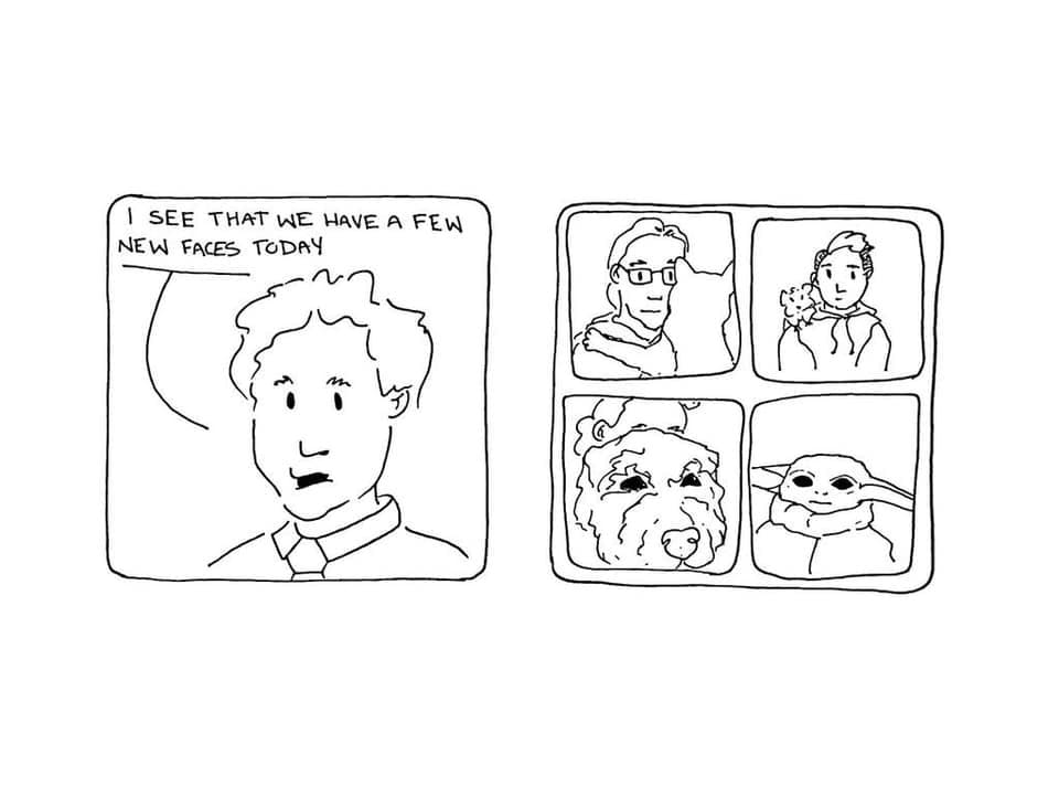 Cartoon by Ell Leffler originally published March 19, 2020.