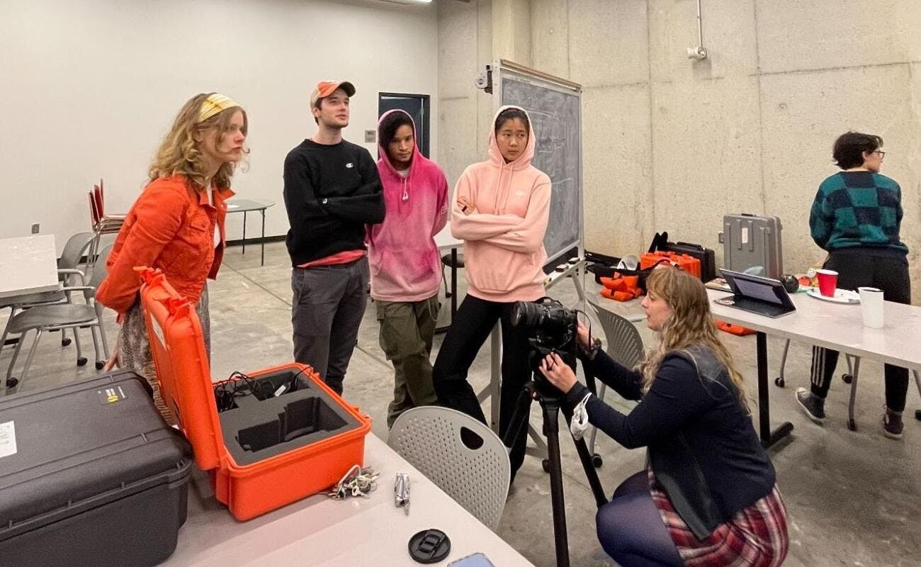 These students were gearing up to participate in a creative marathon — this year’s Adrenaline Film Project. &nbsp;