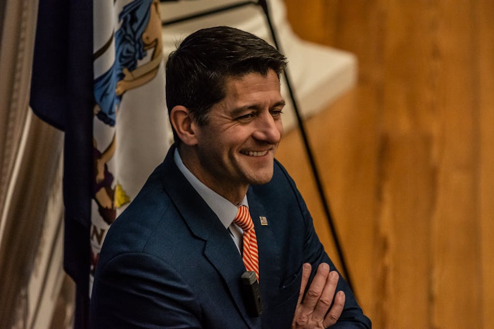 <p>Throughout the conversation, Ryan referenced his book, 'The Way Forward: Renewing the American Idea.'</p>