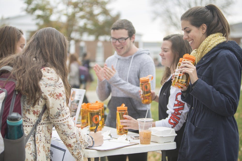 UJC Awareness Week tabling.