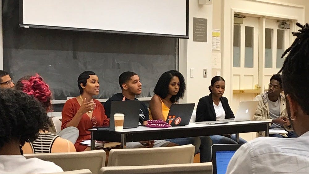 A panel of leaders from minority student groups on Grounds addressed student concerns and brainstormed how to increase minority enrollment at the University.