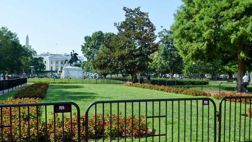 Sunday's white supremacist rally will be held in Lafayette Park, directly across from the White House in Washington, D.C.