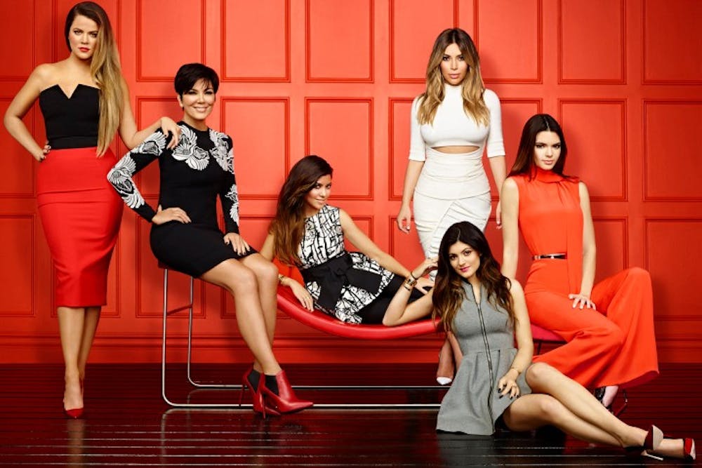 TV STILL -- KEEPING UP WITH THE KARDASHIANS -- Season: 9 -- Pictured: (l-r) Khloe Kardashian, Kris Jenner, Kourtney Kardashian, Kim Kardashian, Kylie Jenner, Kendall Jenner -- (Photo by: Brian Bowen Smith/E!)