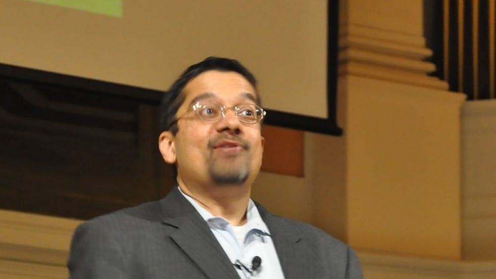 Shankar Vedantam covered a wide range of topics dealing with implicit bias throughout his talk.