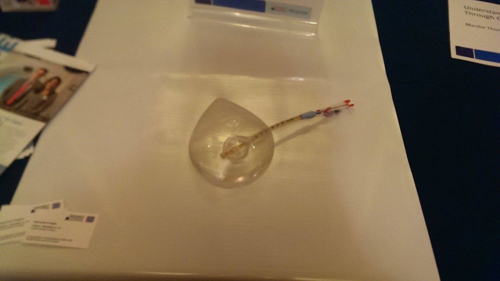Catheters like these are able to deliver radiation therapy to the specific area in which it's needed, so the patient doesn't have to undergo general radiation.