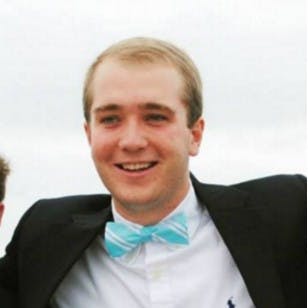 Year: ThirdMajor: Systems EngineeringU.Va. Involvement: UGuides, Beta Theta Pi PresidentHometown: Williamsburg, VAIdeal date personality: A mix between Eeyore and Rebel WilsonIdeal date activity: Snogging in the foam pit at Jump CvilleDealbreakers? Socks, optimism, doesn’t like dad jokesDescribe a typical weekend: Wallow in self-pity, cook eggsHobbies: Chatroulette, Basketball, EatingWhat makes you a good catch? I tell good dad jokes, I’m proud of my mediocrityWhat makes you a less-than-perfect catch? I will probably eat your food while you’re in the bathroom on our dateWhat is your spirit animal? OtterWhat is your favorite pick-up line? “Girl can I be your derivative? Because I want to be tangent to your curves.”Describe yourself in one sentence: Tend to overthink math problems. Numbers aren’t my strong suit.