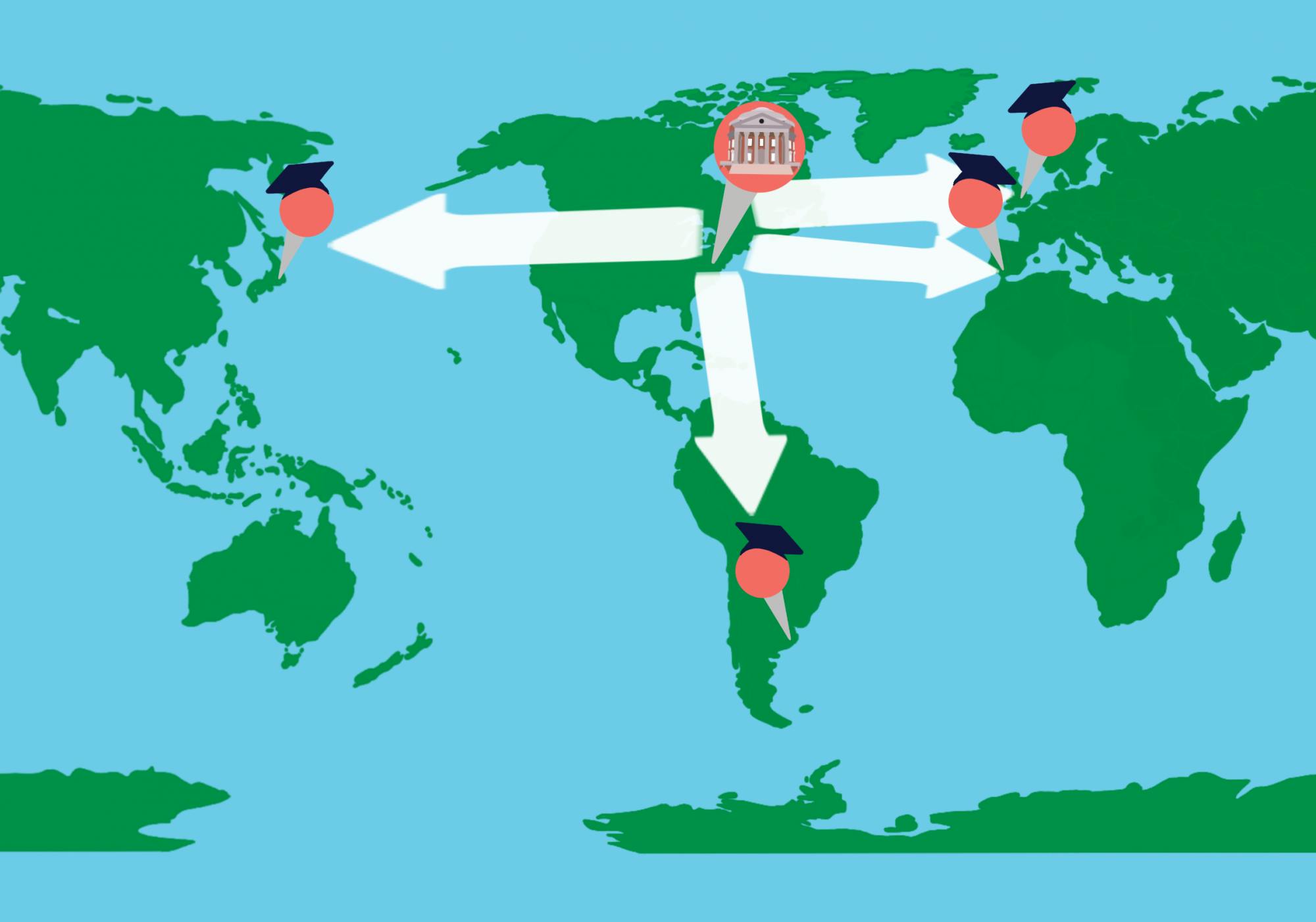 When planning their travels, students must consider the COVID-19 levels in the country they plan to visit while also being aware of the program's protocols for what to do in the event of an infection.