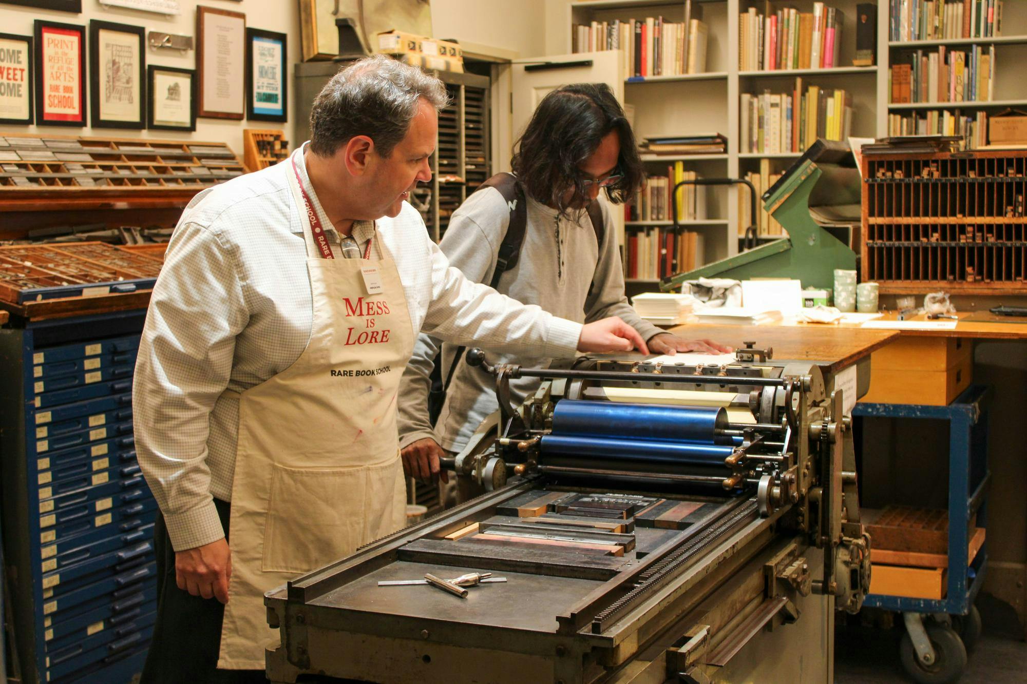 RBS encourages students of their programs to fully immerse themselves and view these texts, not only as the words on the page, but also as a book created within its cultural contexts.