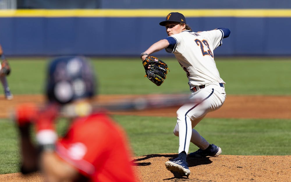 <p>Paone struggled on the mound, and the bats did little to keep Virginia afloat.</p>