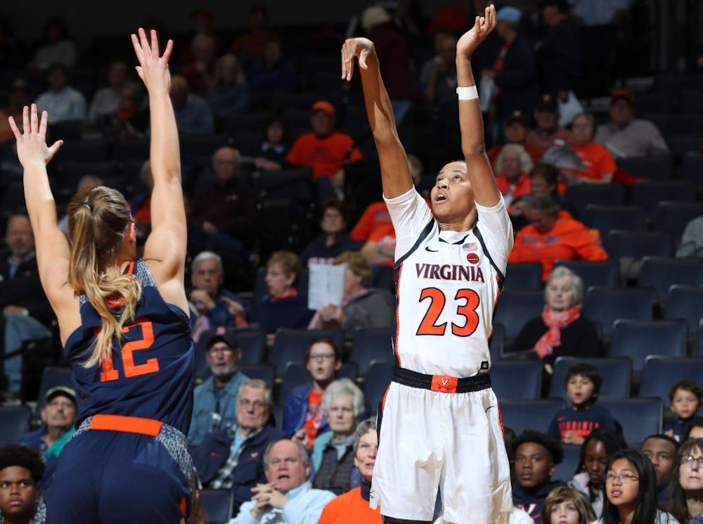 <p>Amandine Toi finished the game with 12 points as she helped power the Cavaliers to their second win of the season.</p>