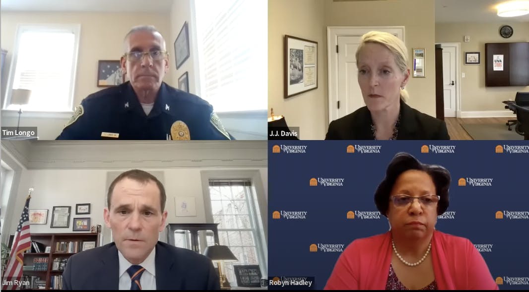 Audience members were given the opportunity to air concerns and hear about both new and ongoing safety initiatives on grounds 