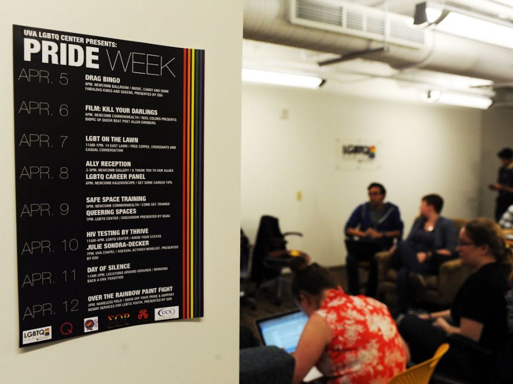	The weeklong Pride Week event features several activities aimed at increasing the attention paid to LGBTQ issues around Grounds. Scott Rheinheimer, coordinator for LGBTQ student services, said he is currently working with the administration to address several topics, including gender-neutral housing options and co-ed bathrooms.