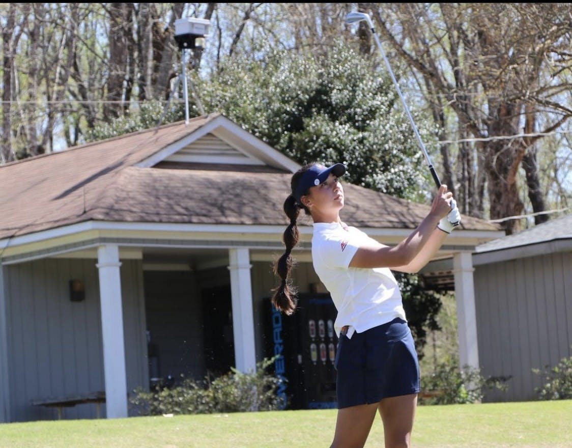 Freshman Amanda Sambach competed in the Augusta National Women’s Amateur as well as against Georgia in match play.&nbsp;