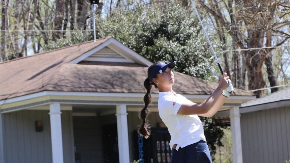 Freshman Amanda Sambach competed in the Augusta National Women’s Amateur as well as against Georgia in match play.&nbsp;