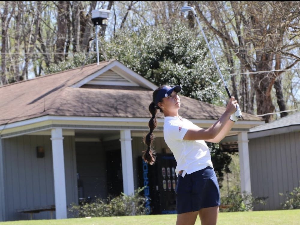 Freshman Amanda Sambach competed in the Augusta National Women’s Amateur as well as against Georgia in match play.&nbsp;