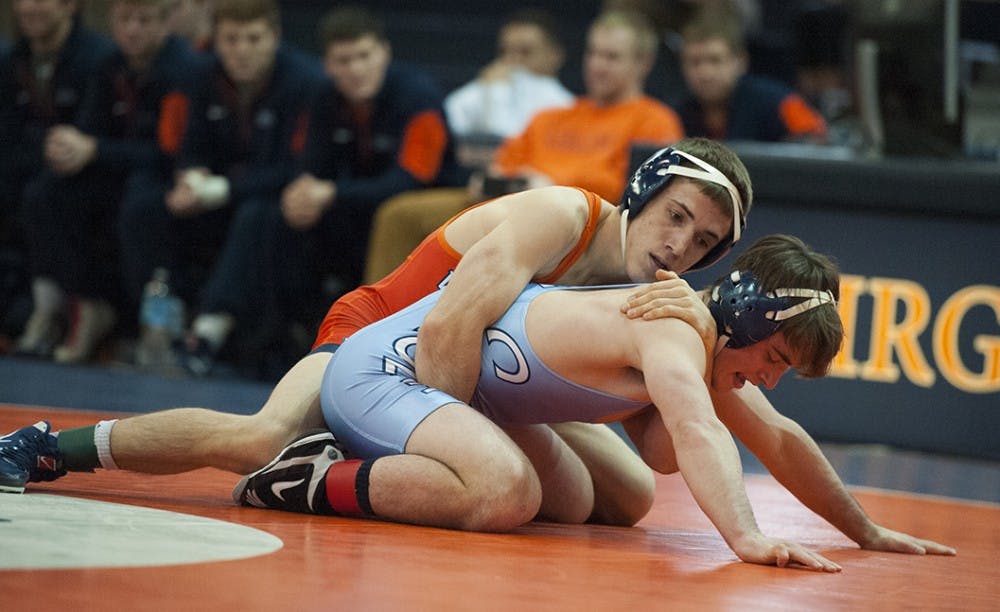 <p>Senior George DiCamillo is ranked No. 10 nationally in the 141 pound weight class going into Virginia's match this weekend against No. 11 Michigan.&nbsp;</p>