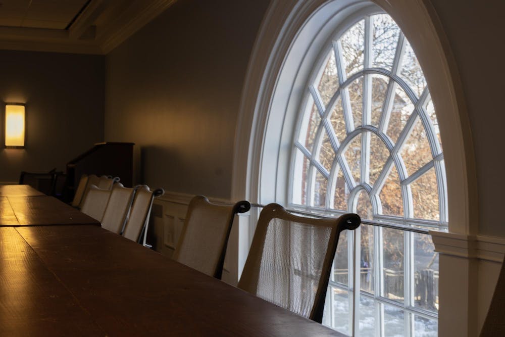 The University Judiciary Committee Trial Room, photographed Dec. 11, 2025.