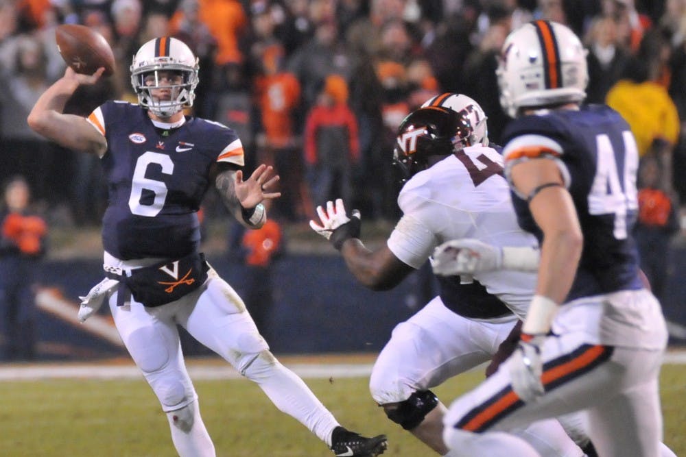 Quarterback Kurt Benkert will need a big game in his final collegiate start to keep pace with Navy's triple option offense.