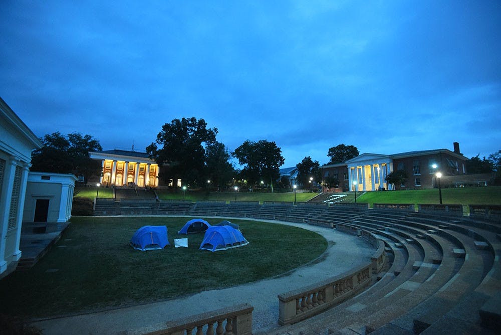 Students will sleep in tents in the Amphitheater Sept. 27-29 as part of the Jewish Social Justice Council’s tenth annual Sleep-Out for the Homeless, hoping to raise awareness of the homelessness problem in Charlottesville and to gather funds to address it.