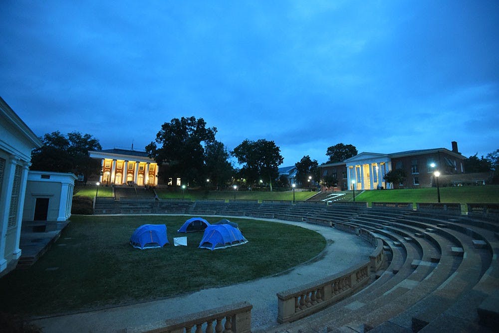 <p>Students will sleep in tents in the Amphitheater Sept. 27-29 as part of the Jewish Social Justice Council’s tenth annual Sleep-Out for the Homeless, hoping to raise awareness of the homelessness problem in Charlottesville and to gather funds to address it.</p>