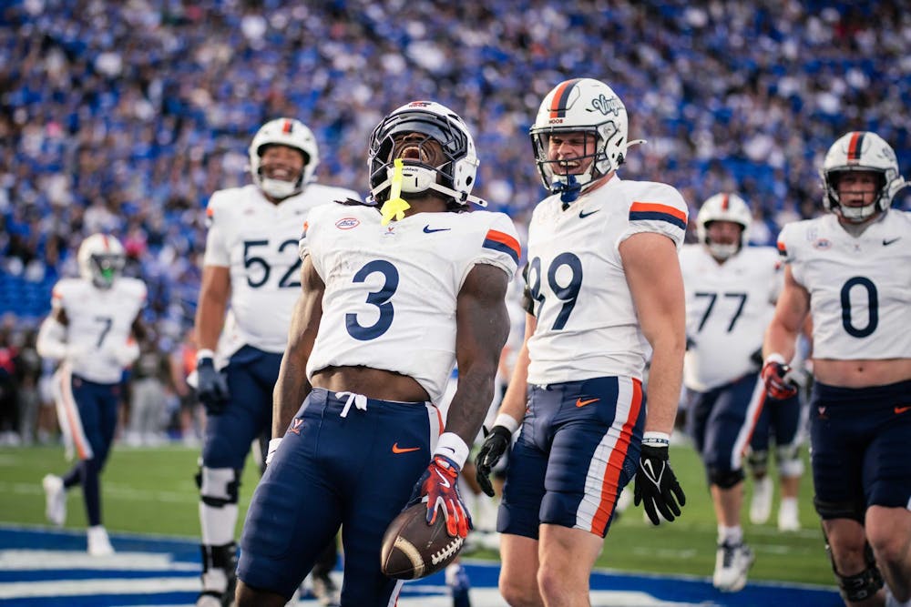J'Mari Taylor celebrates a touchdown.