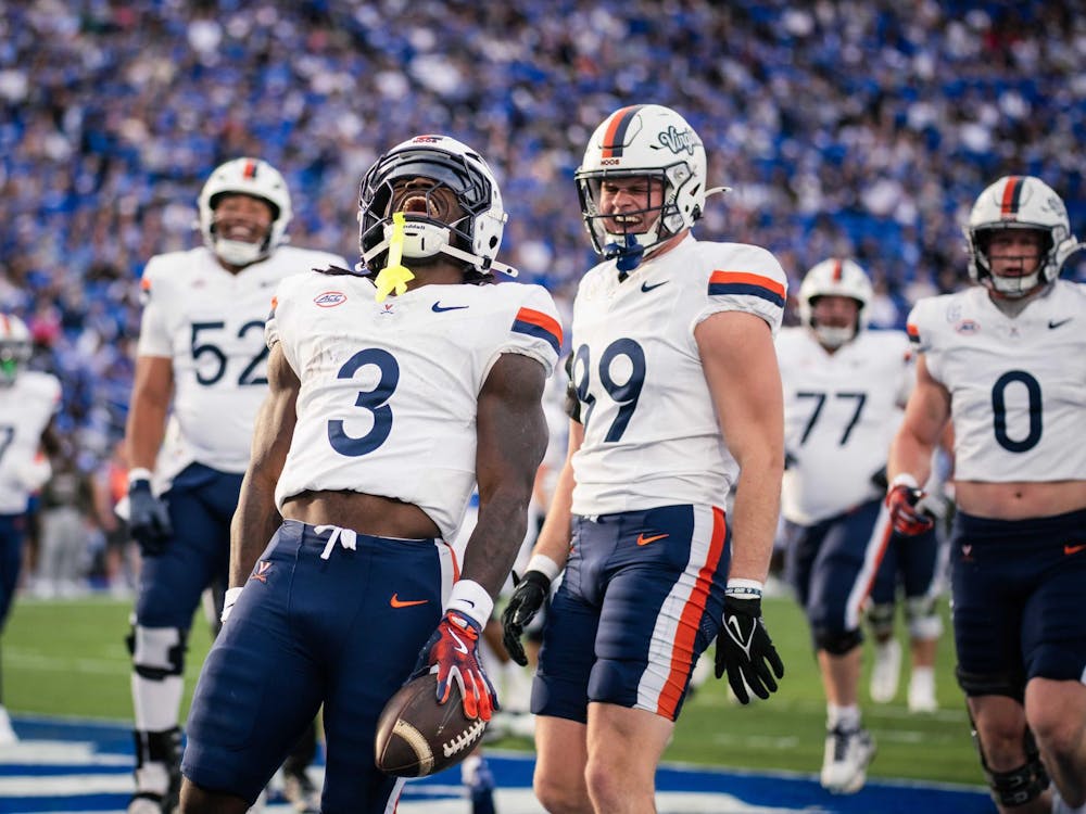 J'Mari Taylor celebrates a touchdown.
