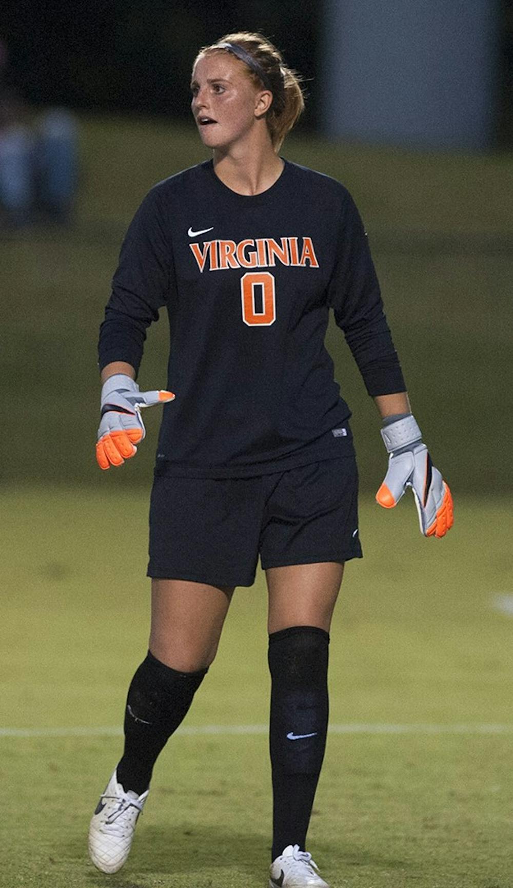 <p>Stearns is a goalkeeper for the Virginia women's soccer team.</p>