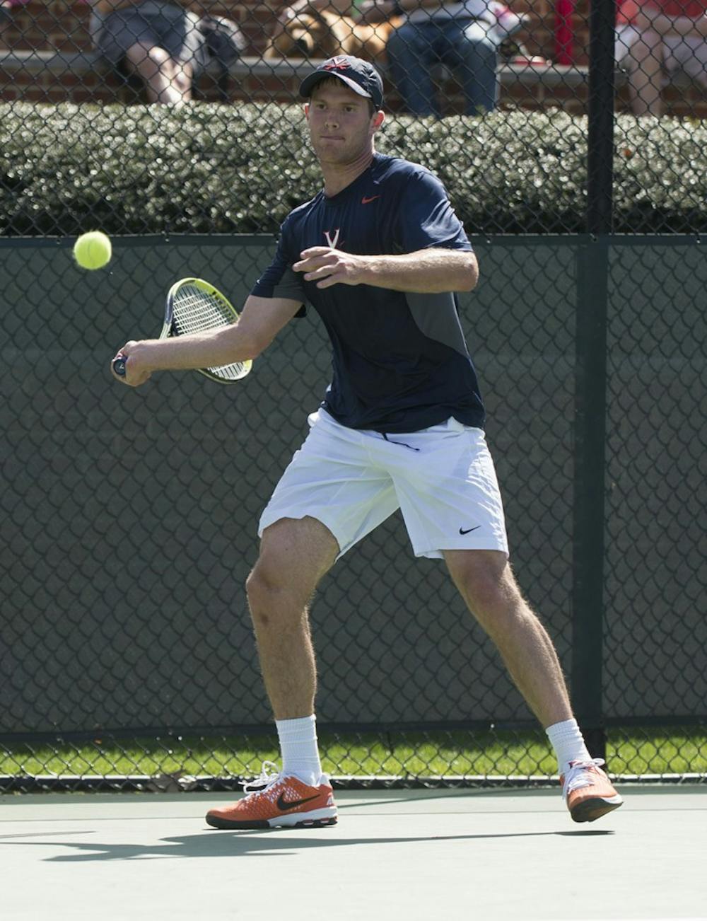 Virginia captain senior Mitchell Frank is one of eight Cavaliers set to compete in the Dallas Challenger. The pro-level event is part of the ATP Challenger Tour, and Virginia's participants will likely be made to play through qualifiers for a spot in the main draw. 