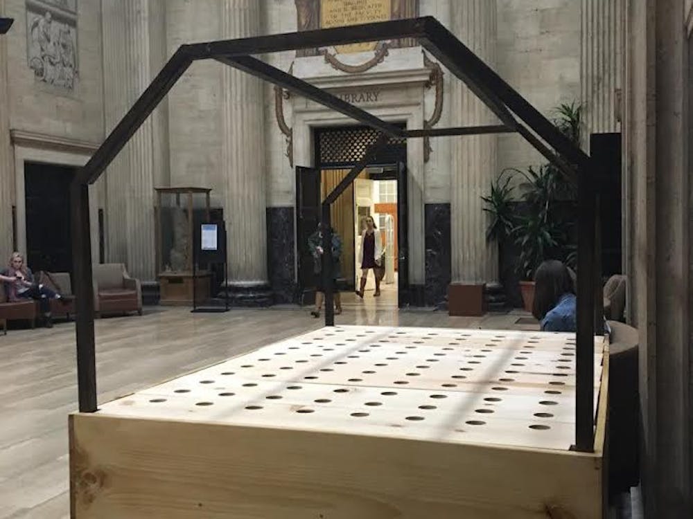 Five hydroponic displays were set up in Observatory Hill Dining Hall, Newcomb Dining Hall and Clark Hall.