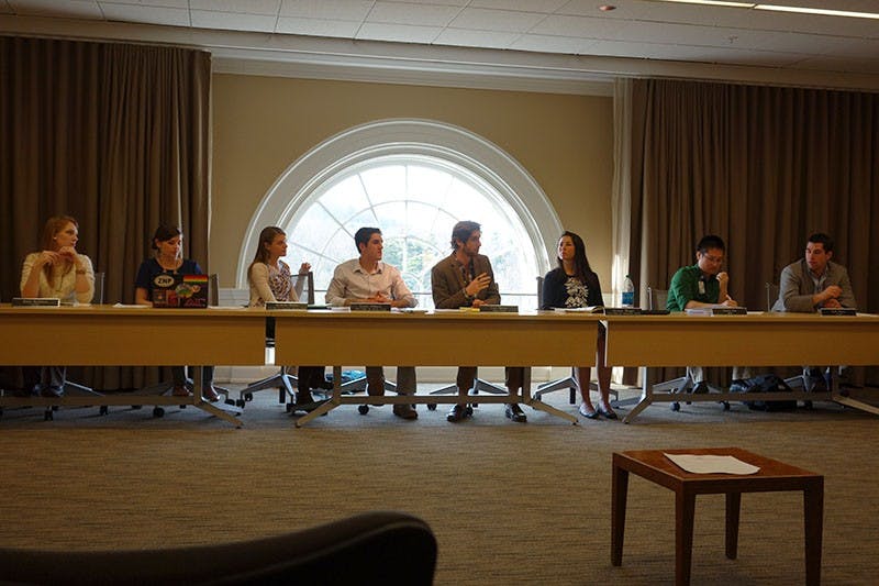 	The Honor Committee (above) kicked off &#8220;Honor Week&#8221; Sunday to encourage discussion and engagement with the honor system.