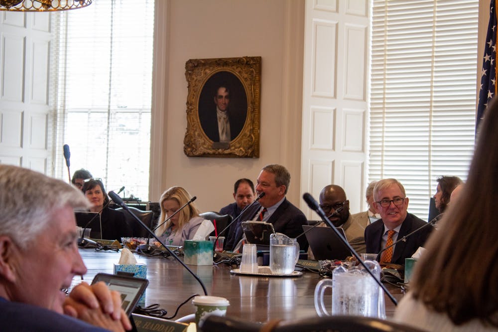 The Board, which consists of 17 total members who are appointed by the governor, meets four times per year and facilitates long-term planning of the University. 