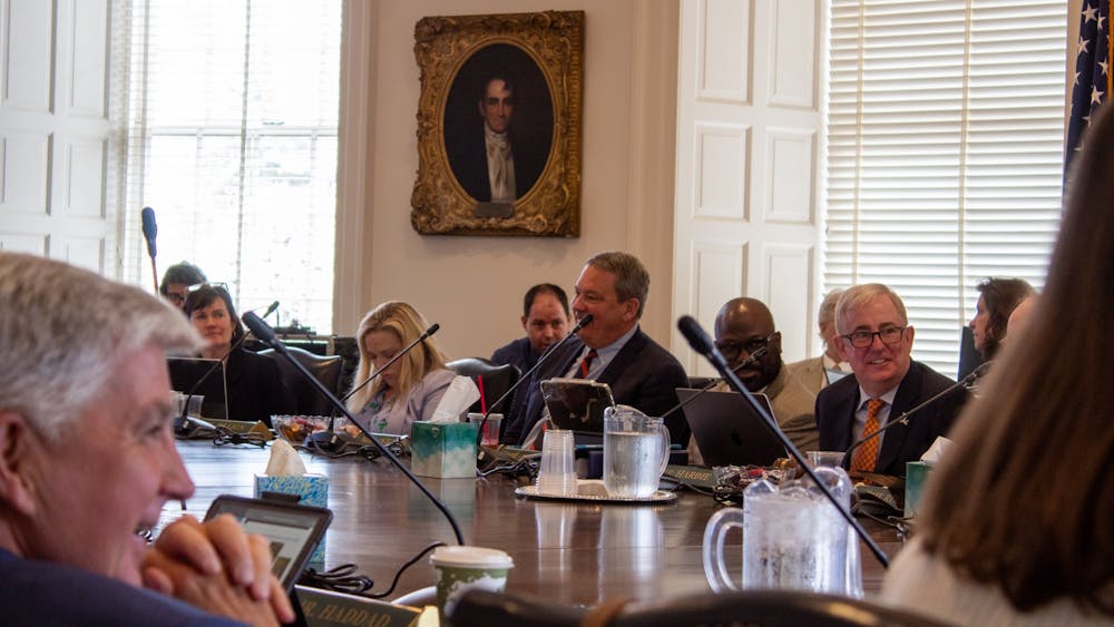 The Board, which consists of 17 total members who are appointed by the governor, meets four times per year and facilitates long-term planning of the University. 