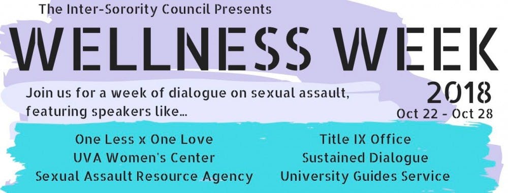 ISC's Wellness Week will include panels and discussions about sexual assault and healthy relationships.