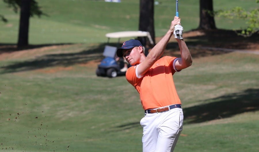 Senior Danny Walker was the only senior in the Cavaliers' lineup this weekend.